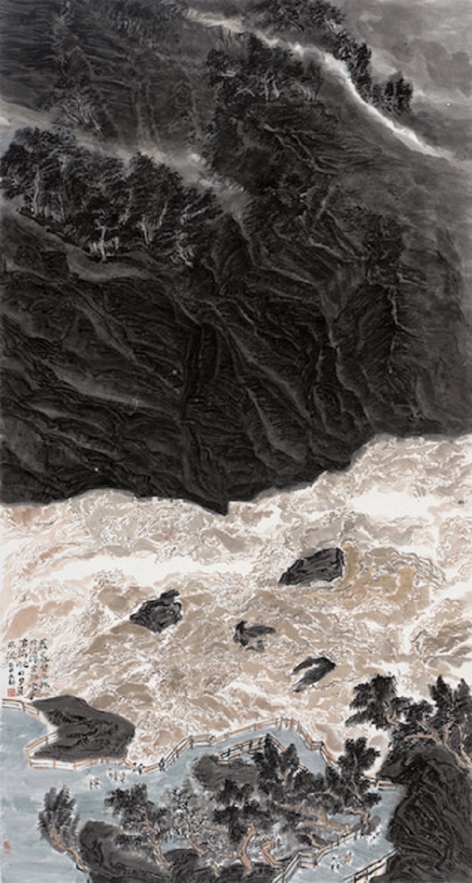 郝文静 出生于山西2007年毕业于中央美术学国画系本科，获学士学位2010毕业于中央美术学院中国画山水专业研究生，师从李铁生教授，获硕士学位.