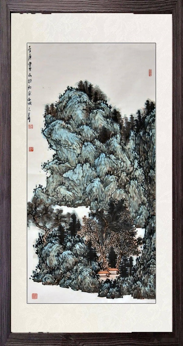 李庚艺术创造和事业上的成功，受到美术界关注与赞许。国画作品《青松云上立下有一笠翁》，在2017年中国当代顶级艺术名家拍卖会上，以一百五十四万元成交，获得收藏界一致认可与好评。